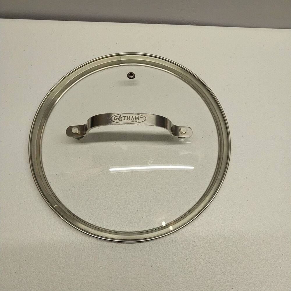Gotham Steel 8.5" Glass Lid Replacement Stainless Rim Vented